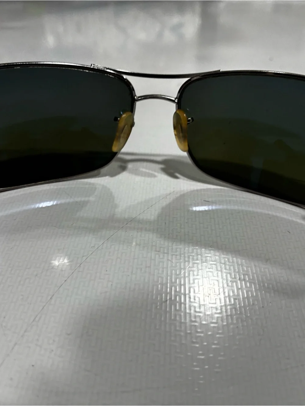 Ray-Ban RB3379 004/58 Polished Gunmetal Polarized G-15 Green Men's Sunglasses NE